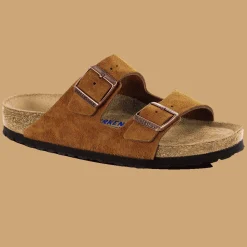 Birkenstock - Sandales Lit de pied souple Arizona - Marron