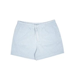 Bisous Skateboard - Short de bain rayures - Bleu