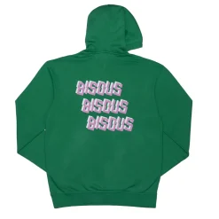 Bisous Skateboard - Sweatshirt Bisous x3 - Vert