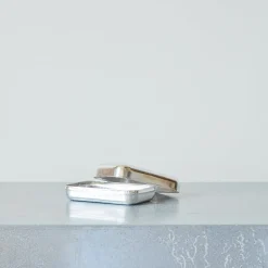 Boite à savon en aluminium