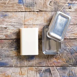 Boite à savon en aluminium