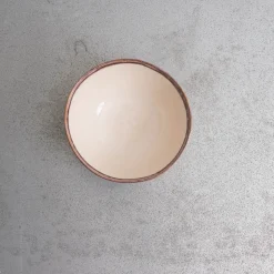 Bol en grès - Crème & Marron