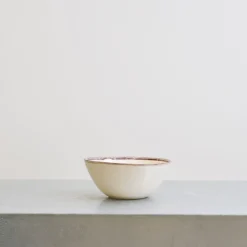 Bol en grès - Crème & Marron