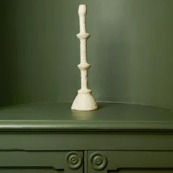 Bougeoir anneaux en papier mâché