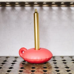 Bougeoir Candy - Rouge