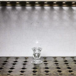 Bougeoir en verre - Transparent