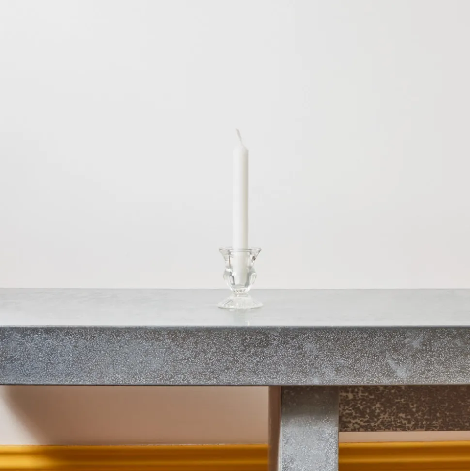 Bougeoir en verre - Transparent