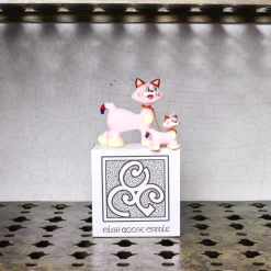 Bougie - Pink Cats