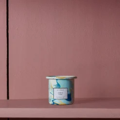 Bougie en marbre crème - Algues & Citron
