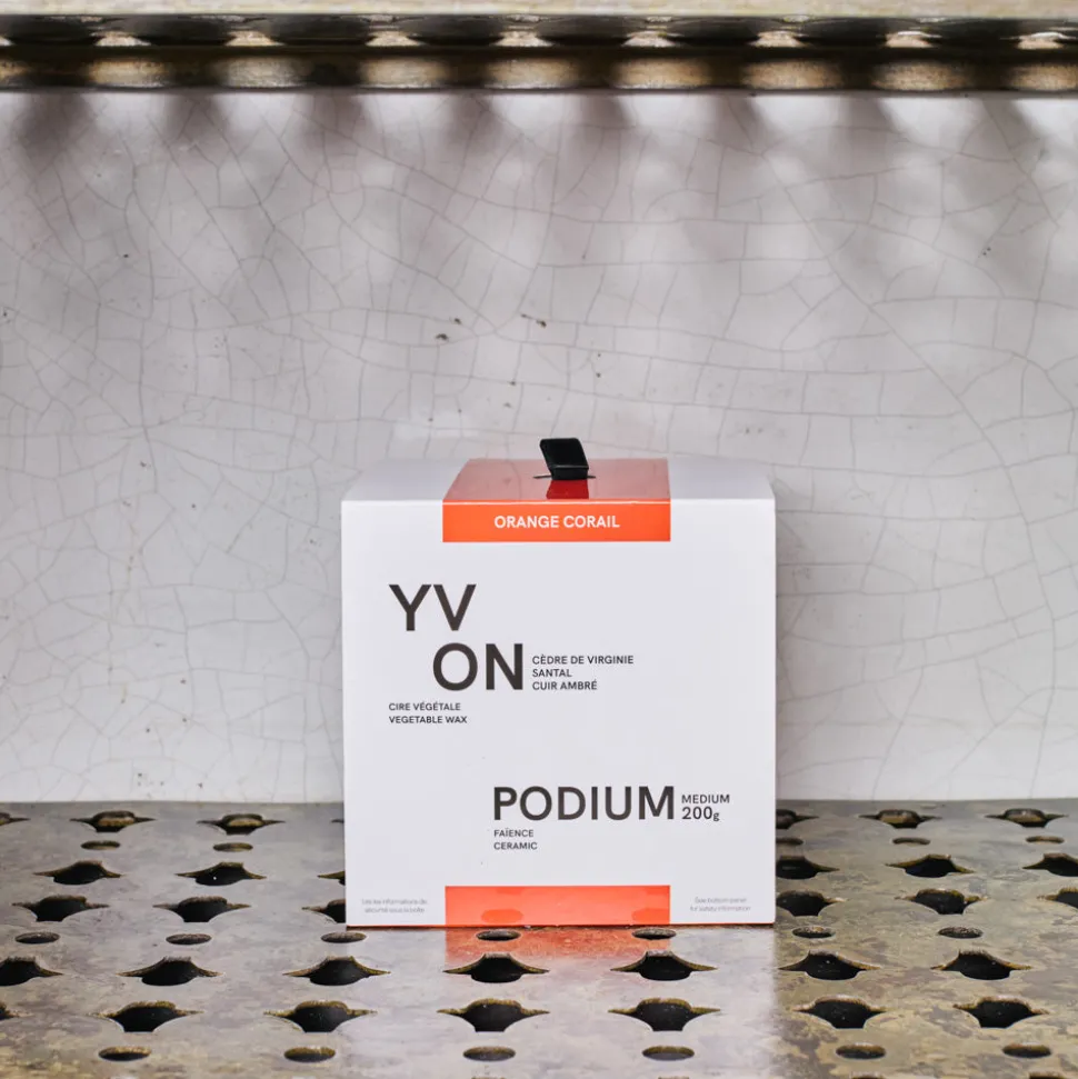 Bougie Podium M - Orange