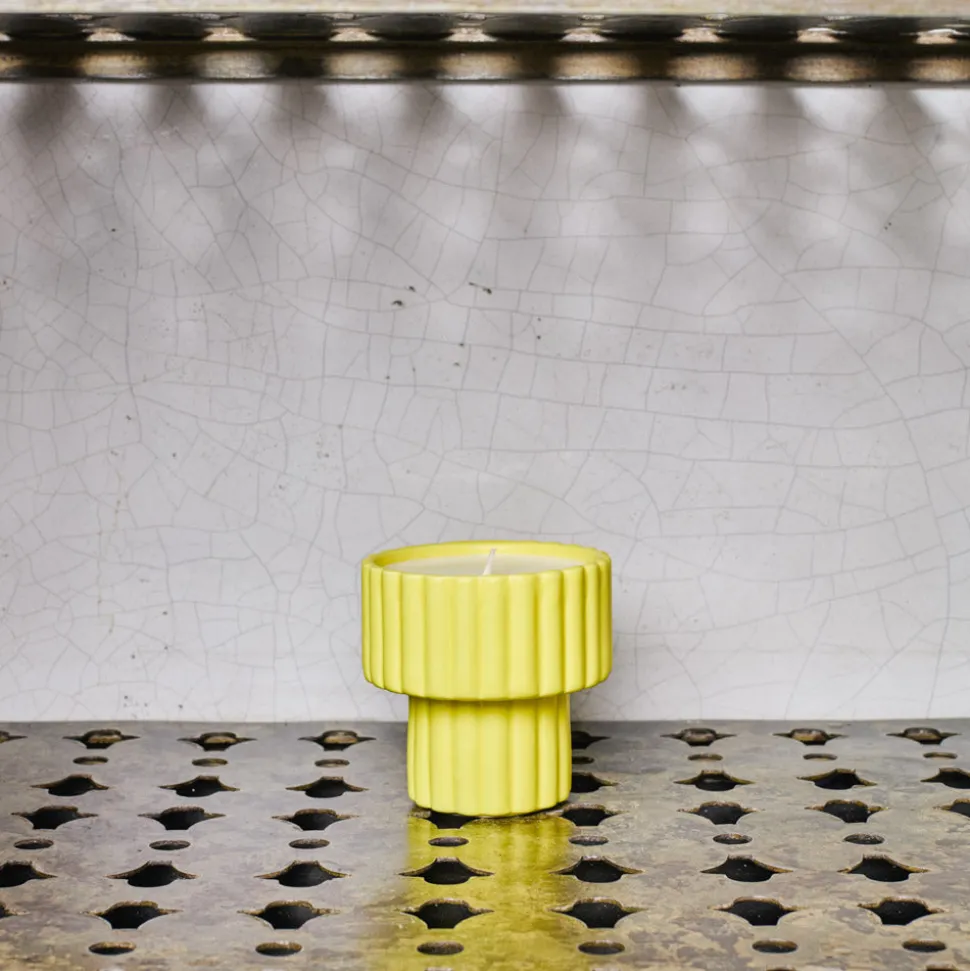 Bougie Podium S - Jaune