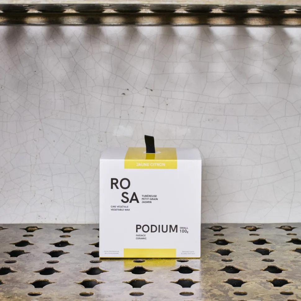 Bougie Podium S - Jaune