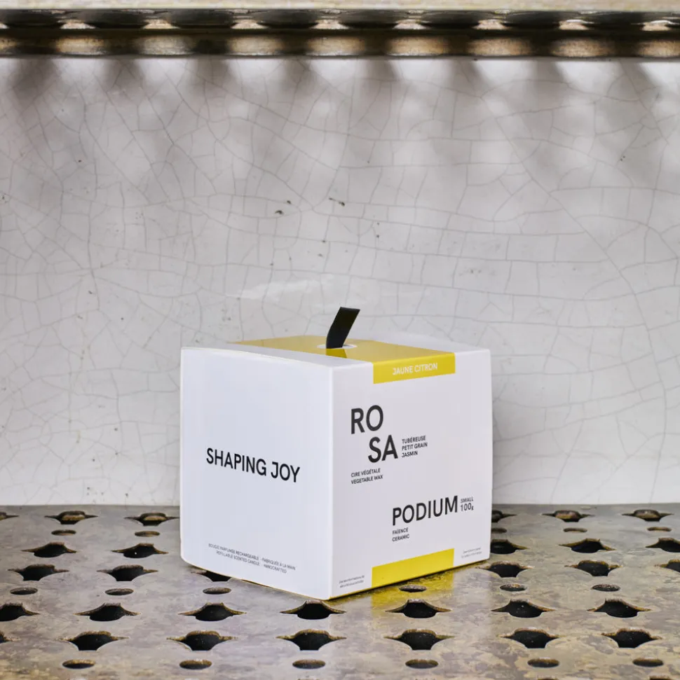 Bougie Podium S - Jaune