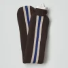 Bouillotte Longue Rayures - Marron & Bleu
