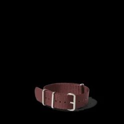 Bracelet de montre NATO en nylon - Bordeaux