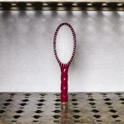 Brosse à cheveux N.07 L'INTENSE - Démelante & Stimulante - Rouge Cerise