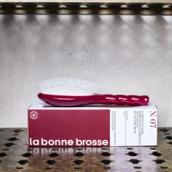 Brosse à cheveux N.07 L'INTENSE - Démelante & Stimulante - Rouge Cerise
