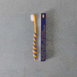 Brosse à dent - Jaune & Marine