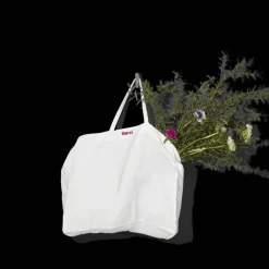 Cabas en lin lavé Merci - Blanc Optique