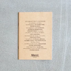 Cahier Merci - Kraft
