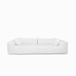 Canapé Slow Family 4 places - Lin Blanc - Bed&Philosophy