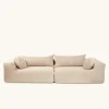Canapé Slow Family 4 places - Trame Flax - Bed&Philosophy
