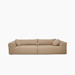 Canapé Slow Family 4 places - Lin Naturel - Bed&Philosophy
