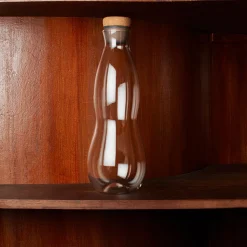 Carafe d'eau en verre purificatrice - 1,1L