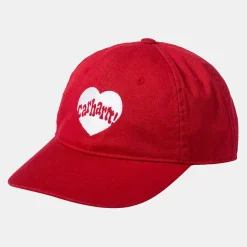 Carhartt WIP - Casquette Amour - Rouge
