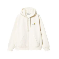 Carhartt WIP - Gilet Zip à capuche - Blanc