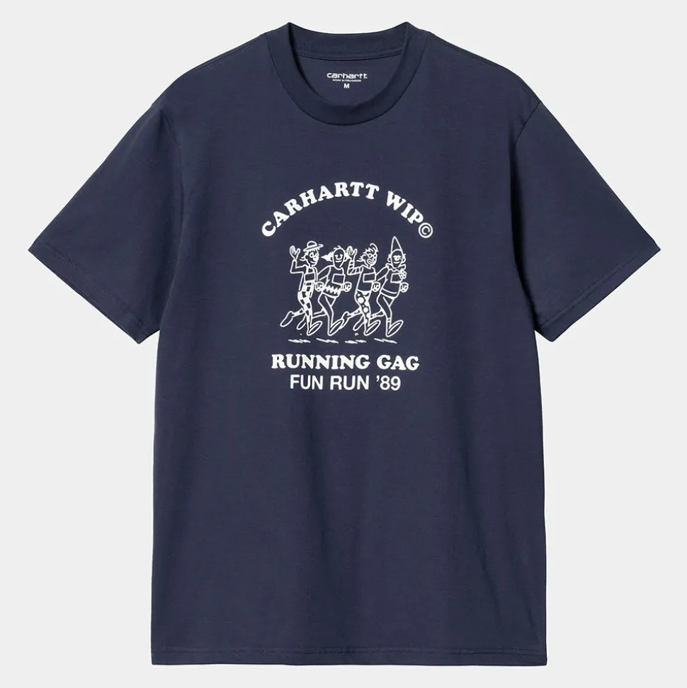 Carhartt WIP - T-Shirt Fun Run - Bleu