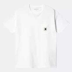 Carhartt WIP - T-Shirt Pocket - Blanc
