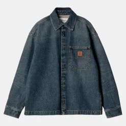 Carhartt WIP - Veste Chemise W' Lovilia - Bleu