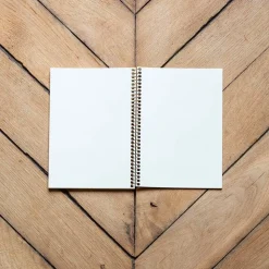 Carnet A5 à spirale - Kraft & Vert