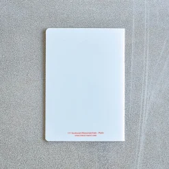 Carnet Merci - Bleu Zénith et Corail