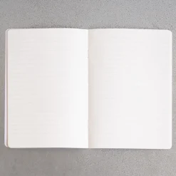Carnet Merci - Rayures Bleu Tyrrhénien et Rouge