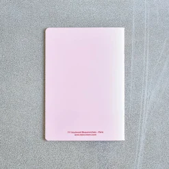 Carnet Merci - Rose Pâle et Rouge