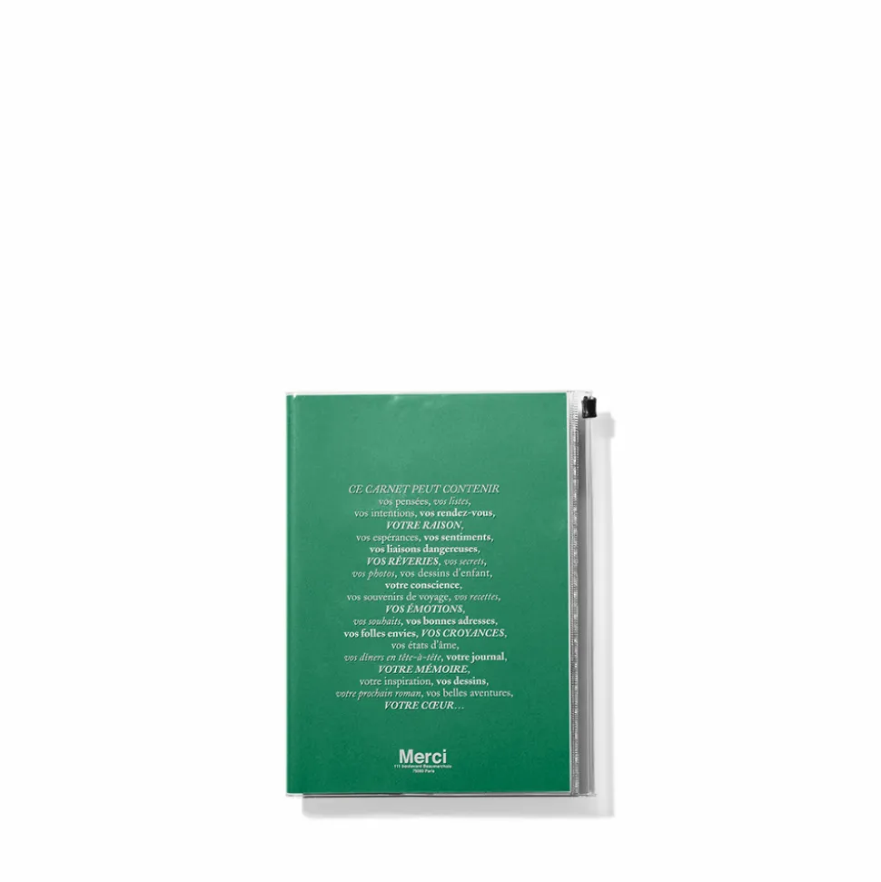 Carnet Merci - Vert Gazon
