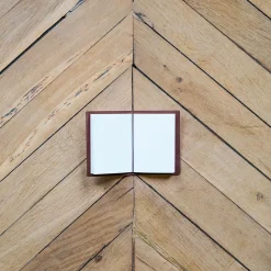 Carnet passeport en cuir - Brun