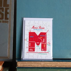 Carte postale puzzle - Merci Map