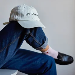 Casquette Unisexe Brodée Non Merci - Mint