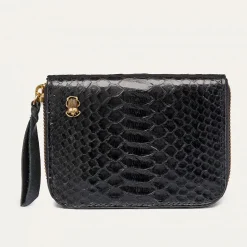 Claris Virot - Portefeuille Mini Bob Pyhton- Noir