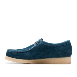 Clarks - Wallabee - Bleu
