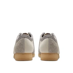 Clarks - Wallabee - Gris/Blanc