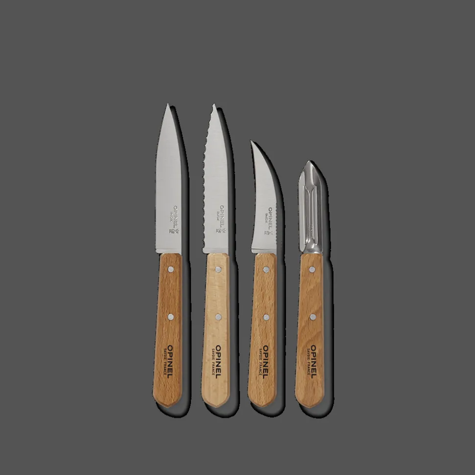 Coffret de 4 couteaux de cuisine Opinel