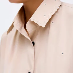 Cordera - Chemise Broderie - Beige
