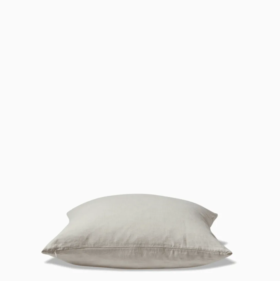 Coussin épais en lin - Chambray Pierre