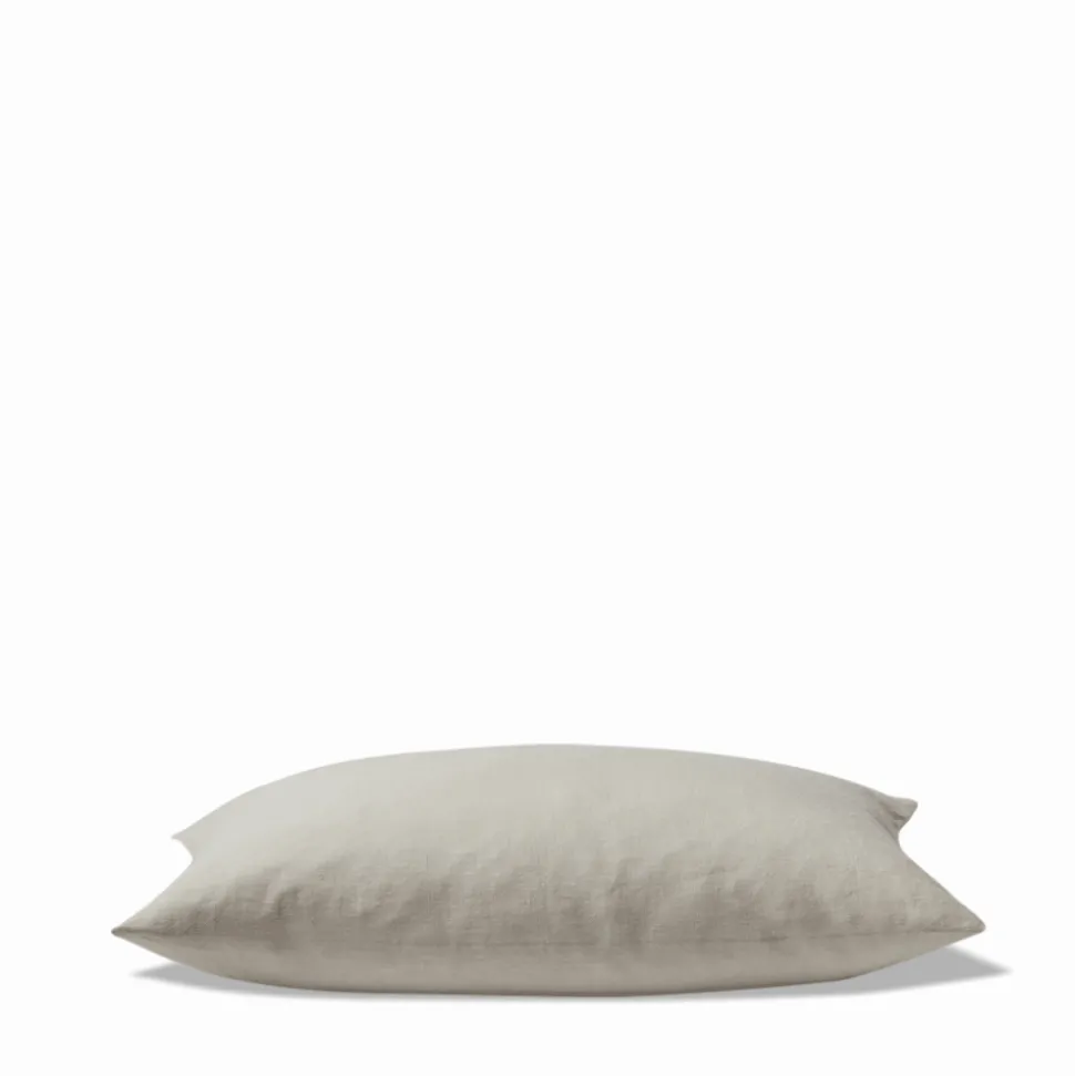 Coussin épais en lin - Chambray Pierre