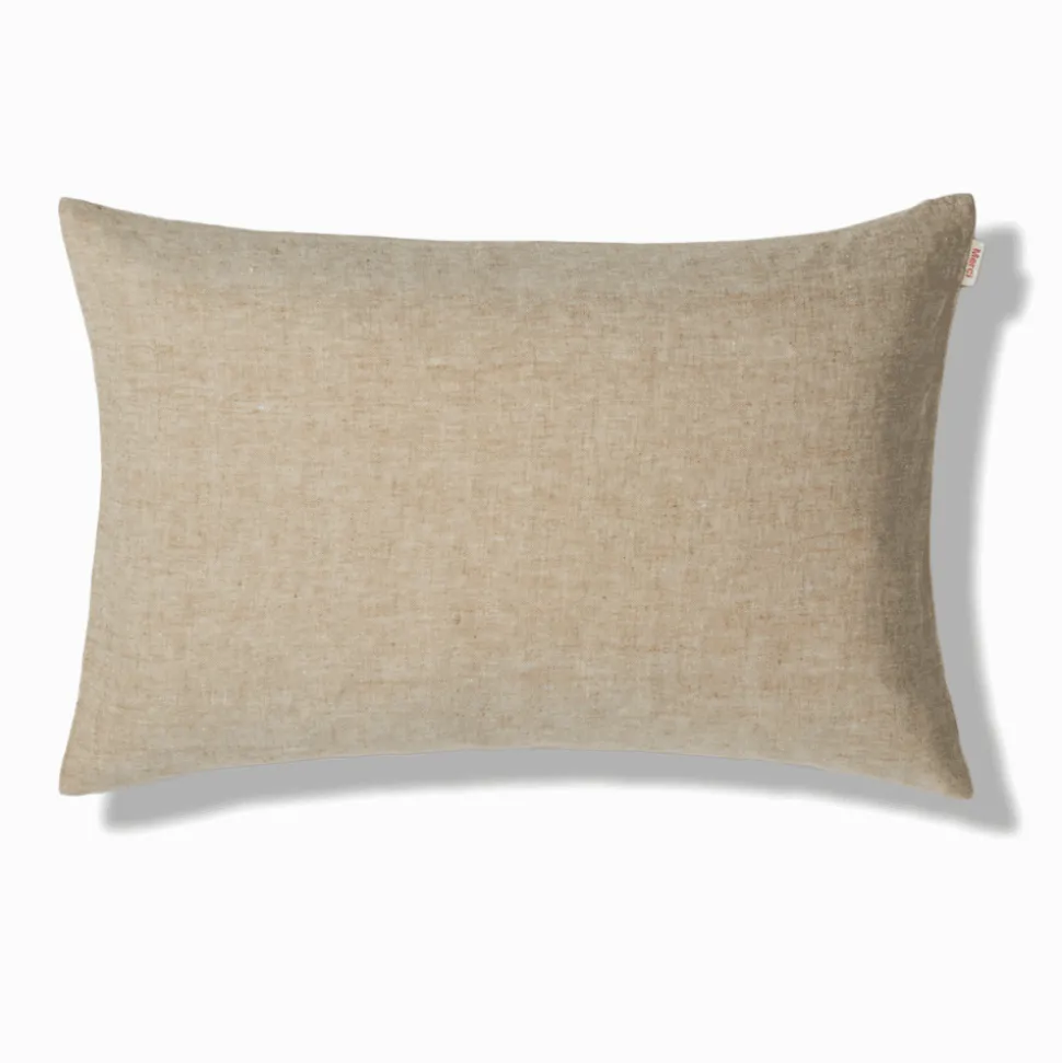 Coussin épais en lin - Chambray Olive