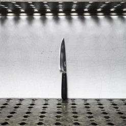 Couteau avec manche en buis - Noir